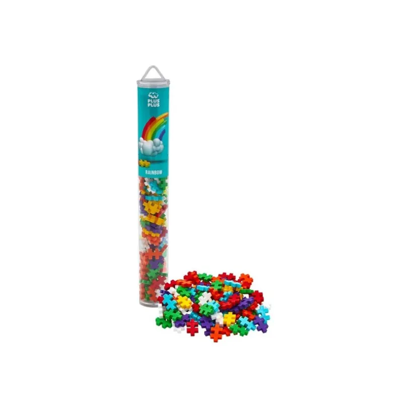 Plus-Plus, Rainbow fargemiks / 100 stk Tube