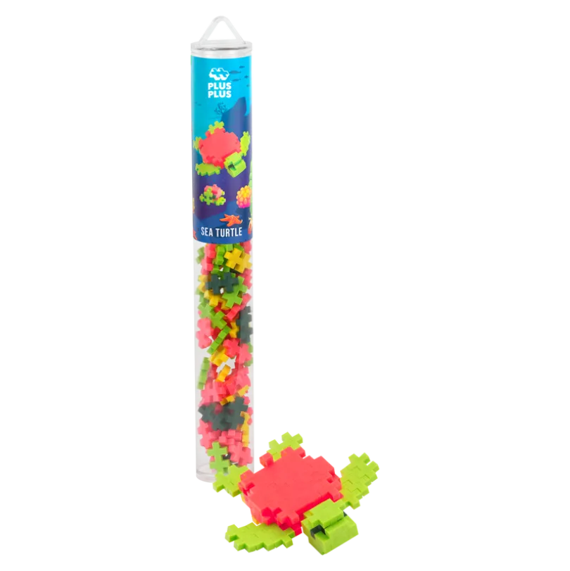 Plus-Plus - Sea Turtle / 100 pcs Tube