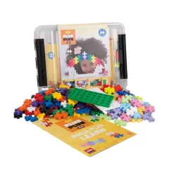 Plus-Plus Stor Oppbevaringsboks Mix / 200 stk