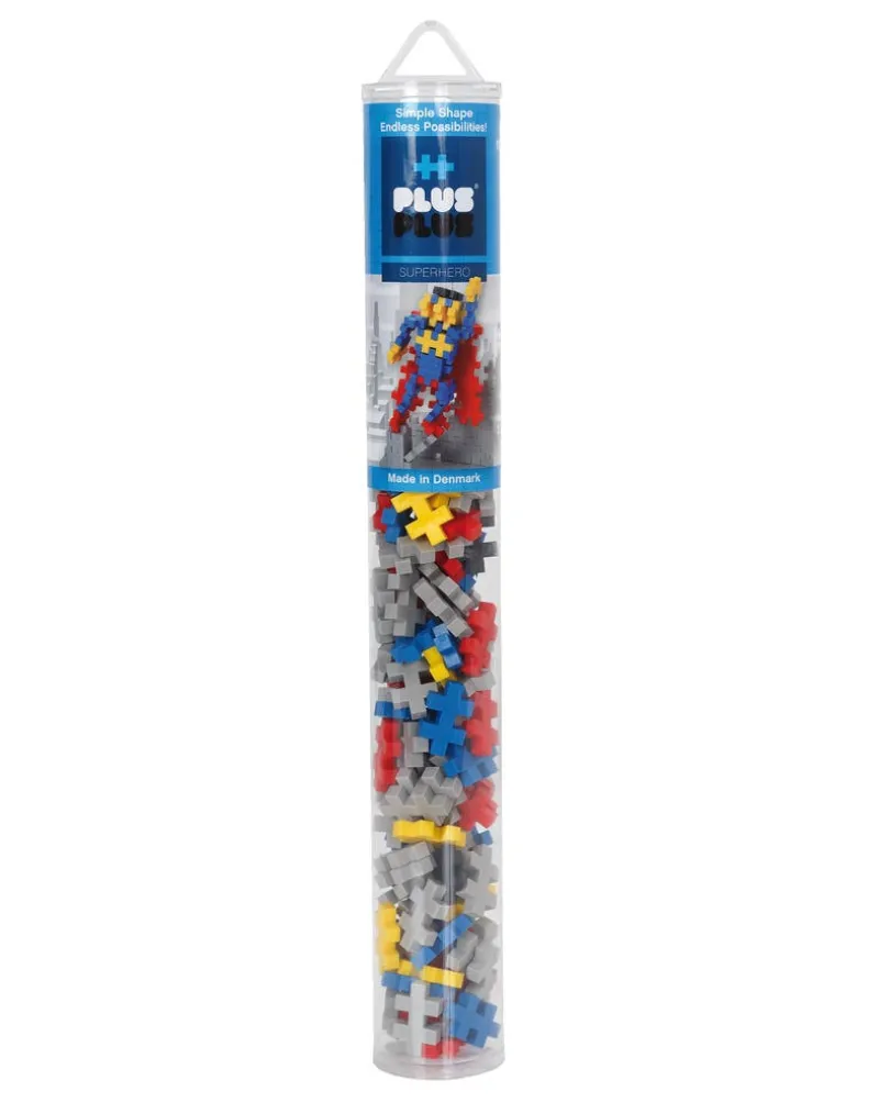 Plus-Plus - Superhero / 100 pcs Tube