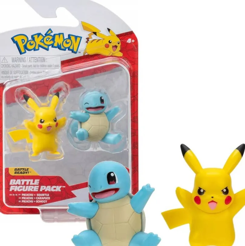 Pokemon, Battle Figure First Partner Squirtle & Pikachu