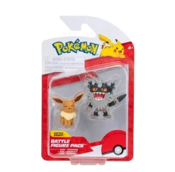 Pokemon, Battle Figure, Perrserker And Eevee