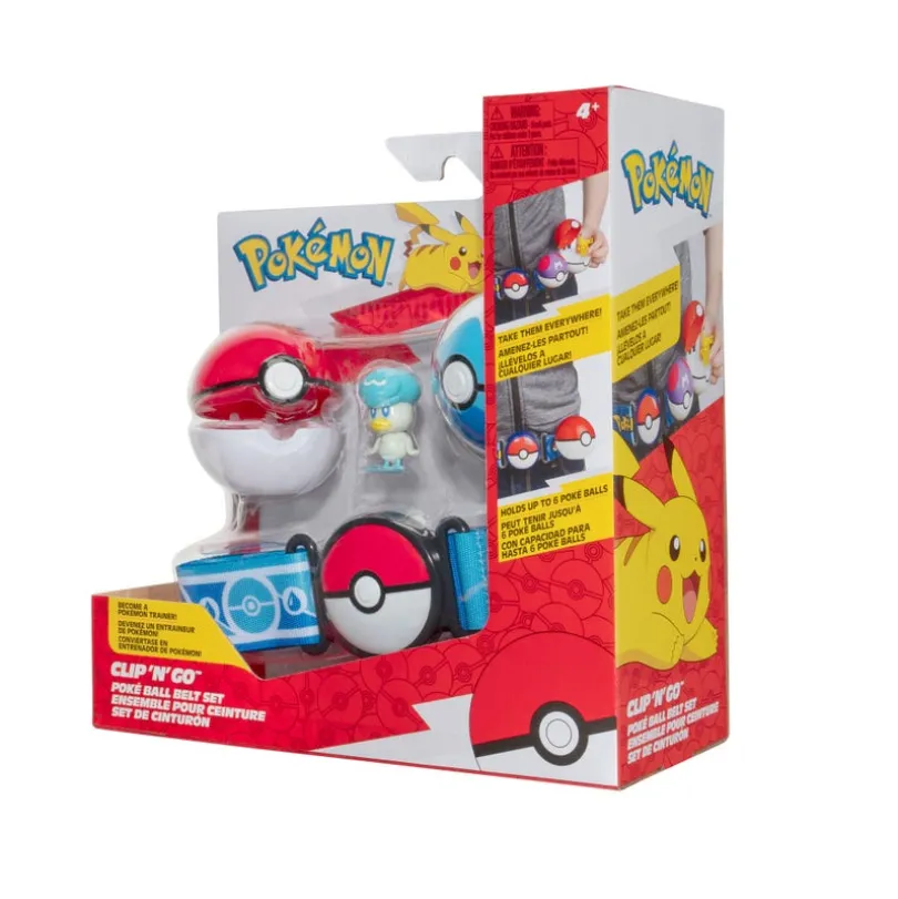 Pokemon, Clip 'N' Go Poke Ball Beltesett Pikachu