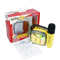 Pokémon Karaokehøyttaler Pikachu LED-mikrofon