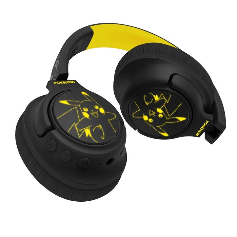 Pokémon Pikachu trådløse hørlurer med LED-lys