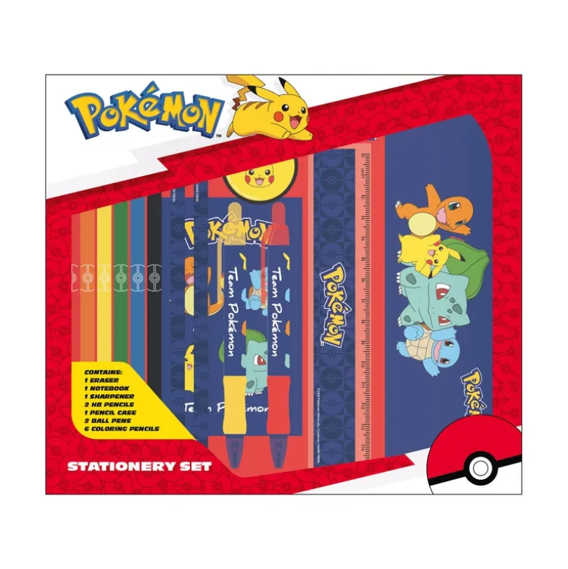 POKÉMON Skrivesett med pennal