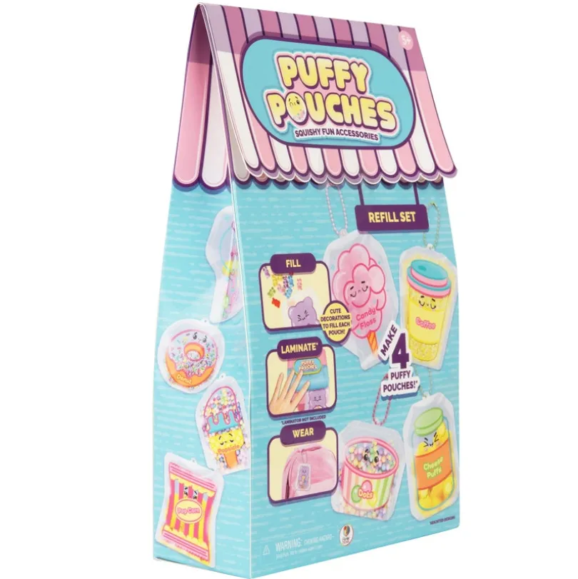 Puffy Pouches refillkit – lag 4 klemvennlige squishys
