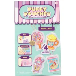 Puffy Pouches refillkit – lag 4 klemvennlige squishys