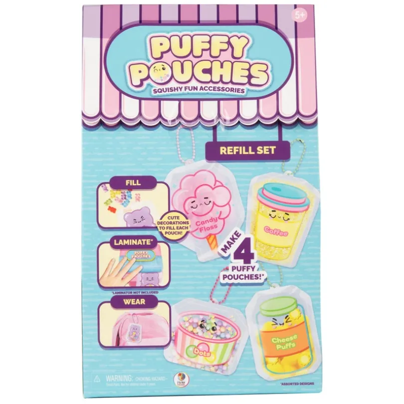 Puffy Pouches refillkit – lag 4 klemvennlige squishys