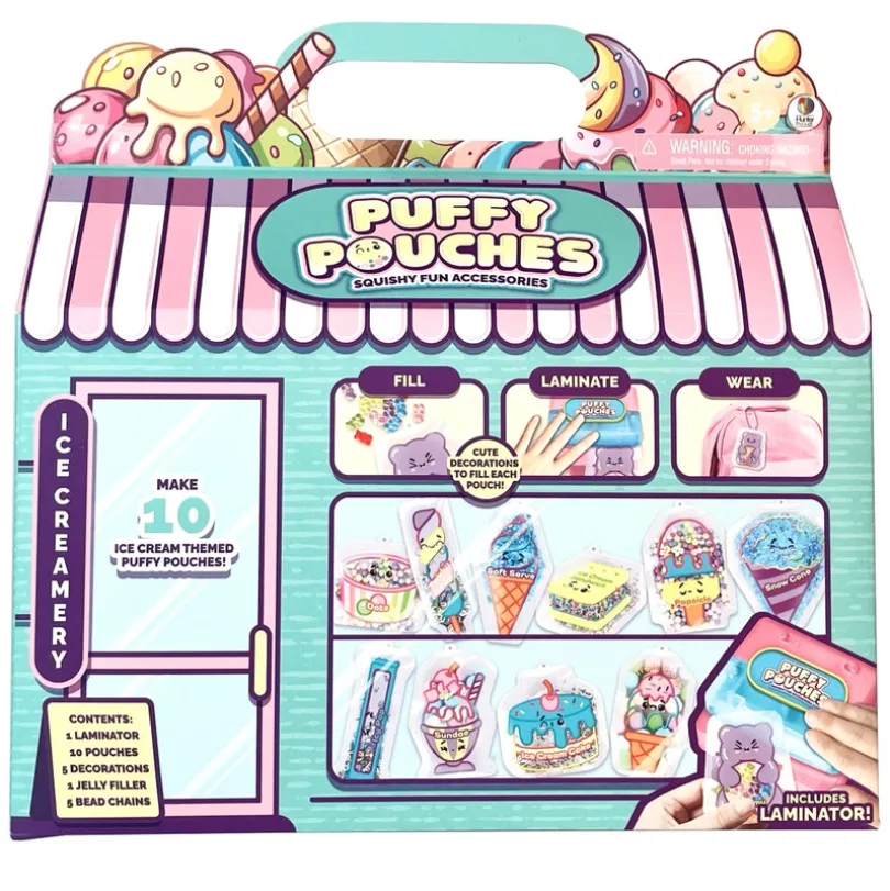 Puffy Pouches Temasett – lag 10 poser med laminator