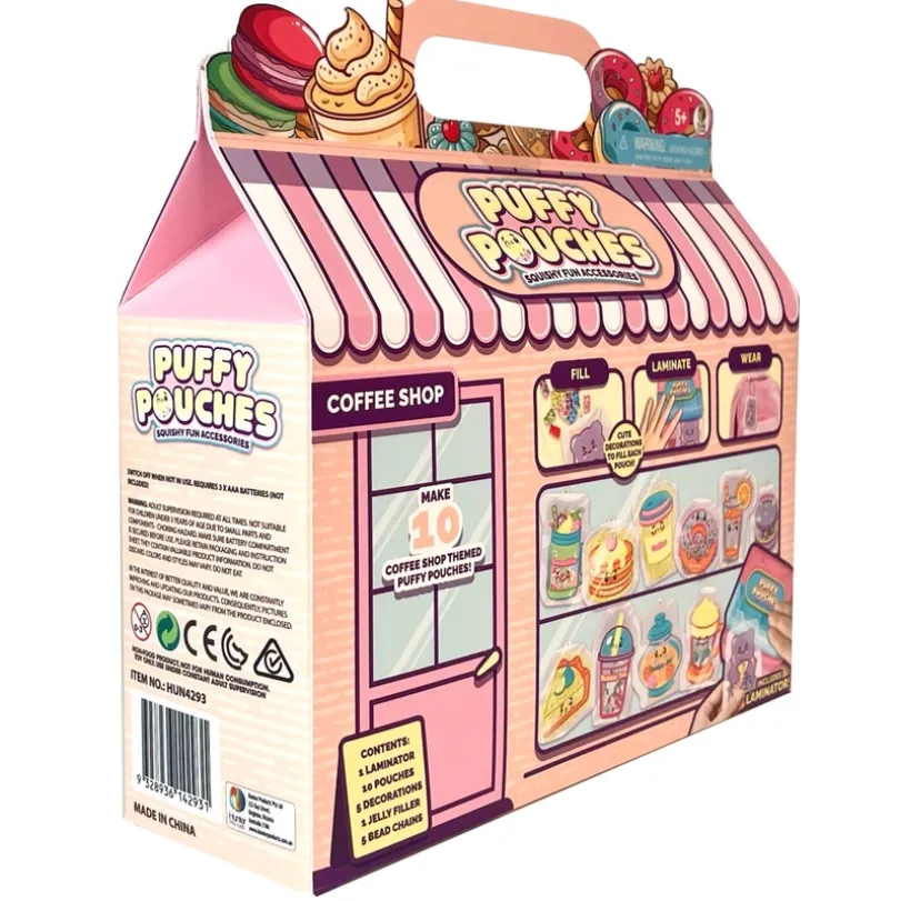 Puffy Pouches Temasett – lag 10 poser med laminator