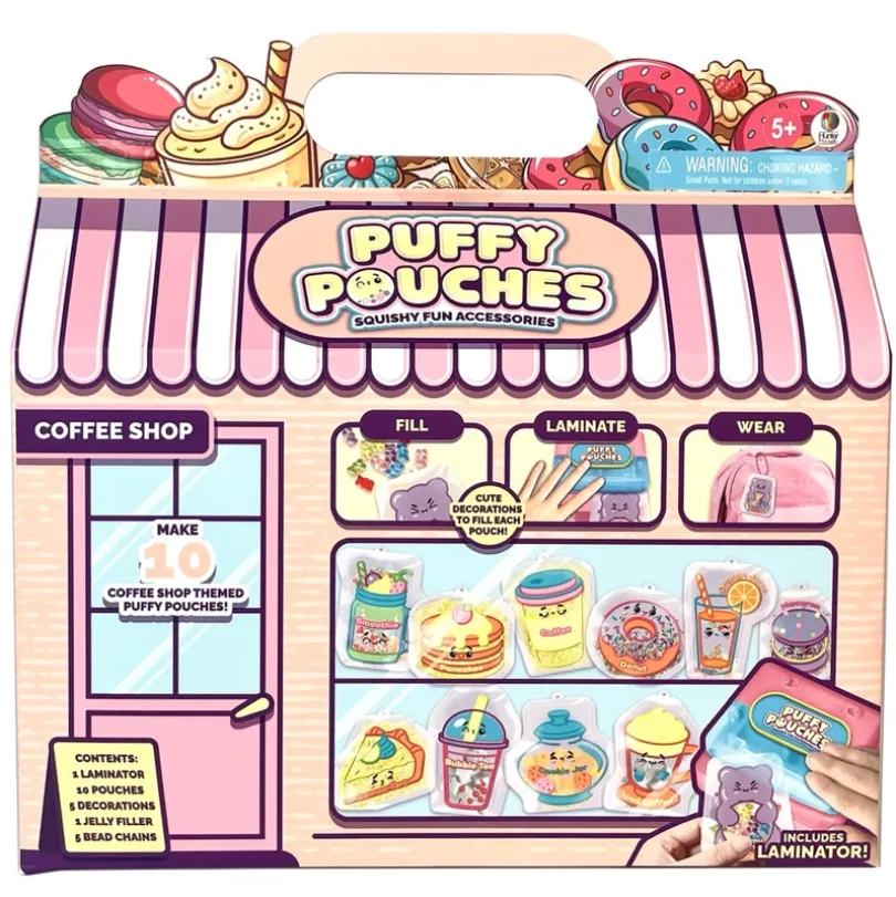 Puffy Pouches Temasett – lag 10 poser med laminator