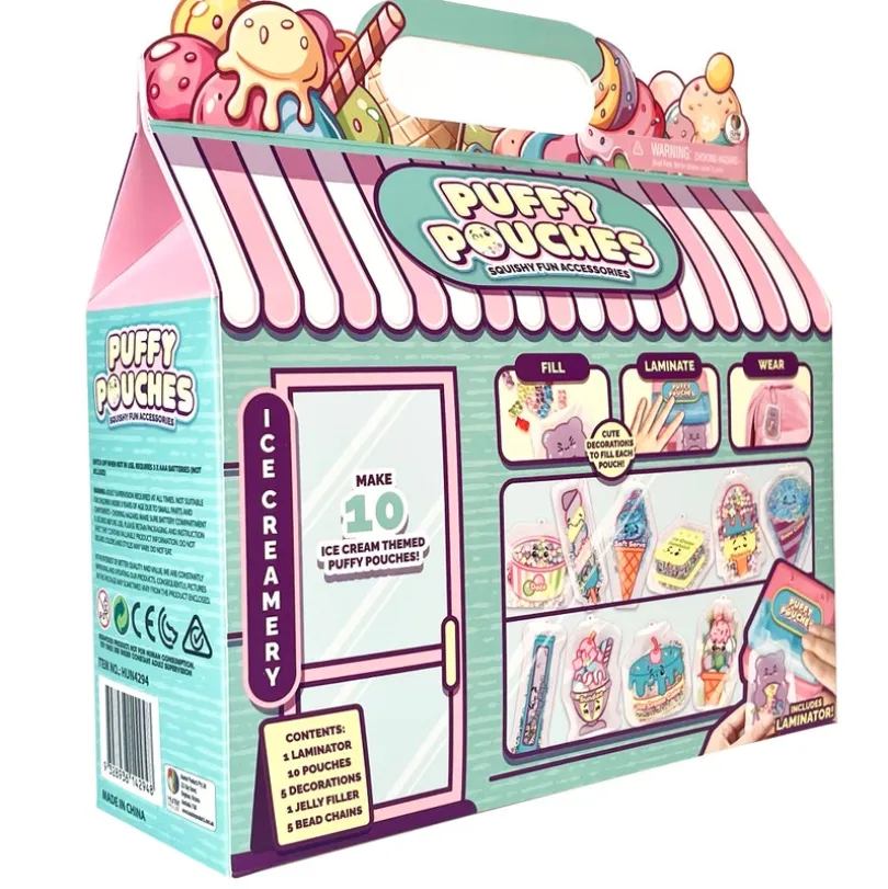 Puffy Pouches Temasett – lag 10 poser med laminator