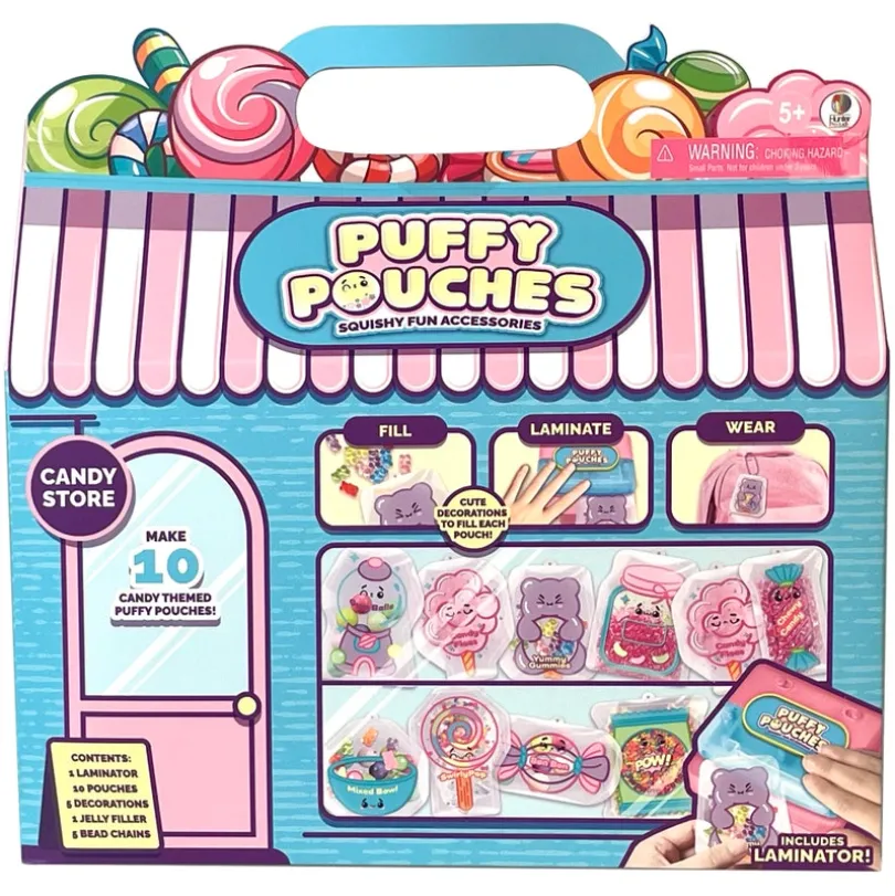 Puffy Pouches Temasett – lag 10 poser med laminator