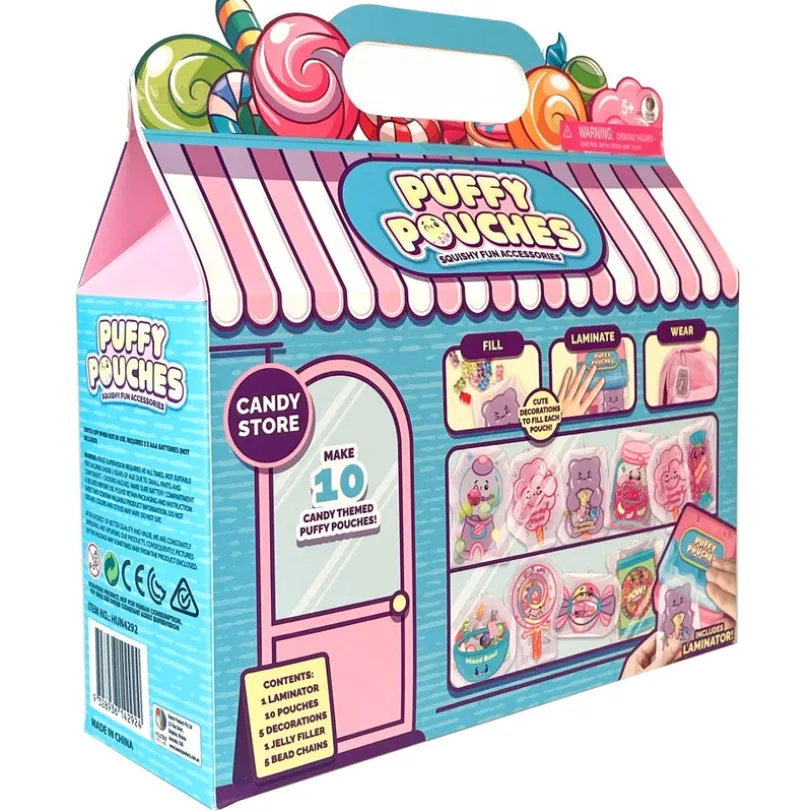 Puffy Pouches Temasett – lag 10 poser med laminator