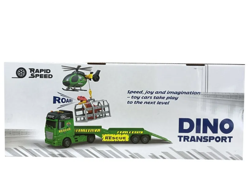 Rapid Speed Dinosaur-lastbil med lys og lyd