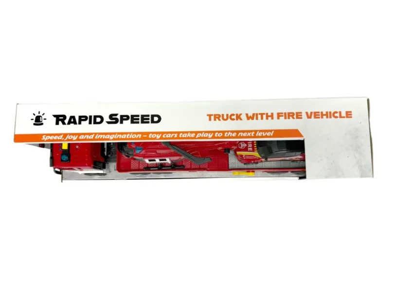 Rapid Speed Lasterogn med brannbil 1:14