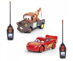RC Cars LMQ og Mater 1:32, Radiostyrte Twin Pack