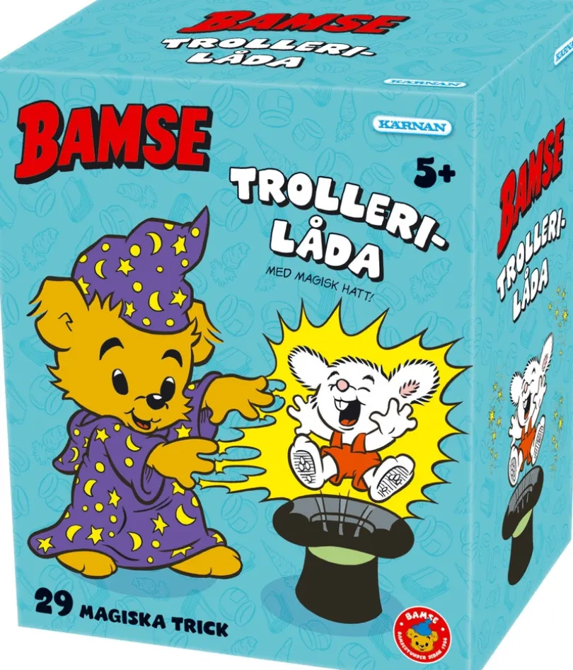 SE - BAMSES TROLLERILÅDA MED HATT
