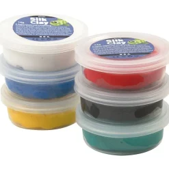 Silk Clay®, standardfarger, 6x14 g
