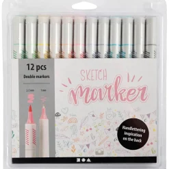 Sketch Marker, pastellfarger