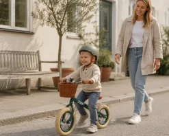 Skills, Balansesykkel 12" Grønn med gummihjul