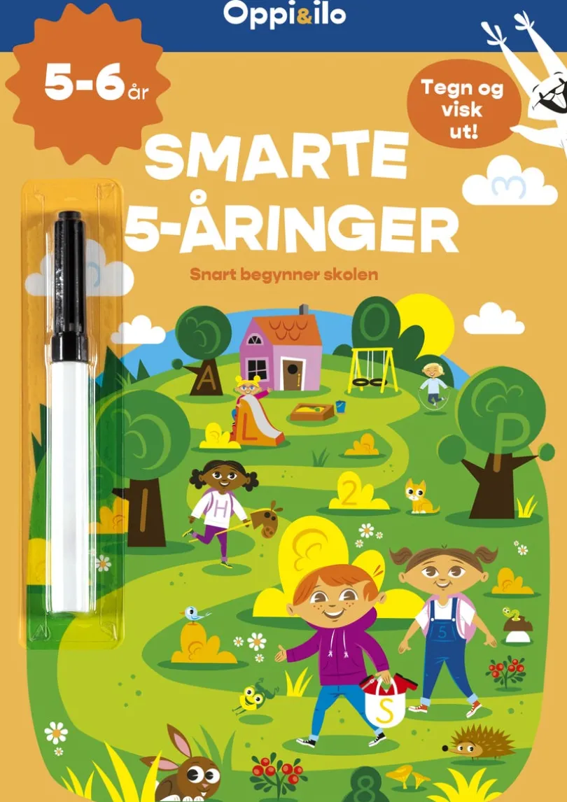 Smarte 5-åringer – aktivitetsbok 5–6 år NO
