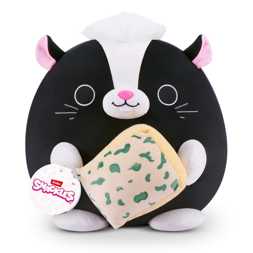 Snackles S1 Core Non Licensed Plush 14"; 16PCS/Dump Bin PDQ