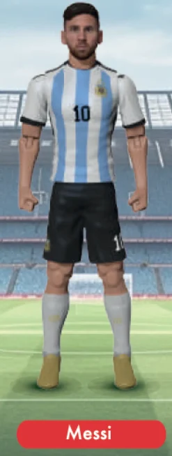 Sockers - Messi - 20 cm Figur