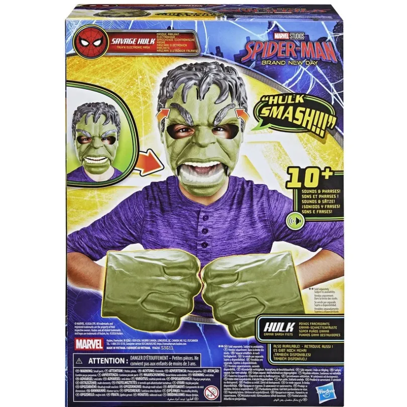 Spiderman Raging Hulk-maske