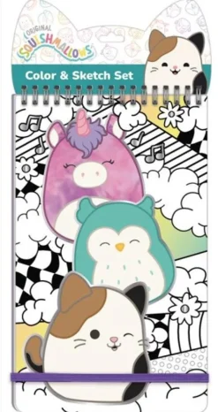 Squishmallows Color And Sketch Book