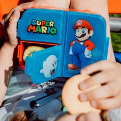 SUPER MARIO, Matboks med flere rom, 18 x 13 cm