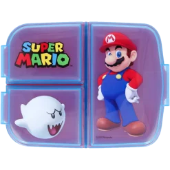 SUPER MARIO, Matboks med flere rom, 18 x 13 cm