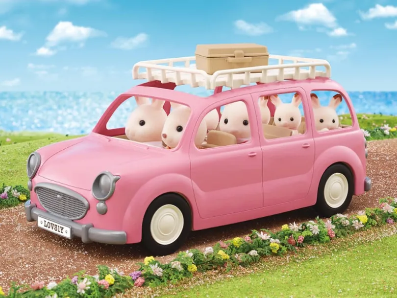 Sylvanian Families - Familiebil - rosa