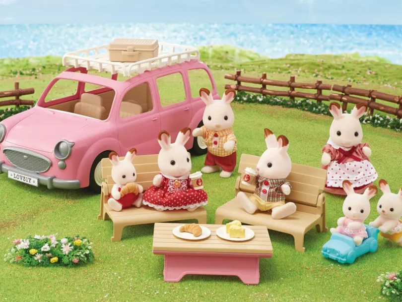 Sylvanian Families - Familiebil - rosa