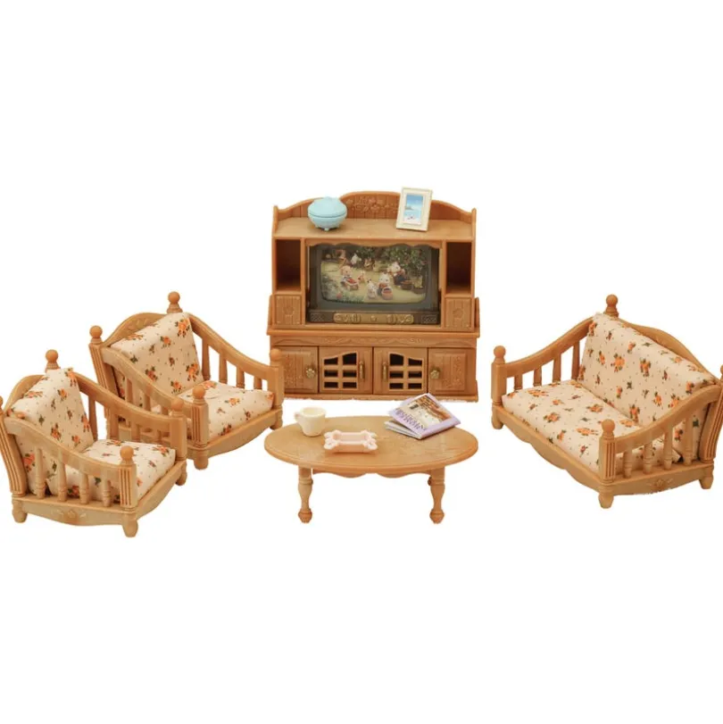 Sylvanian Families - Sofagruppe med TV-sett