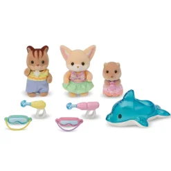 Sylvanian Families - Trillingene ved svømmebassenget