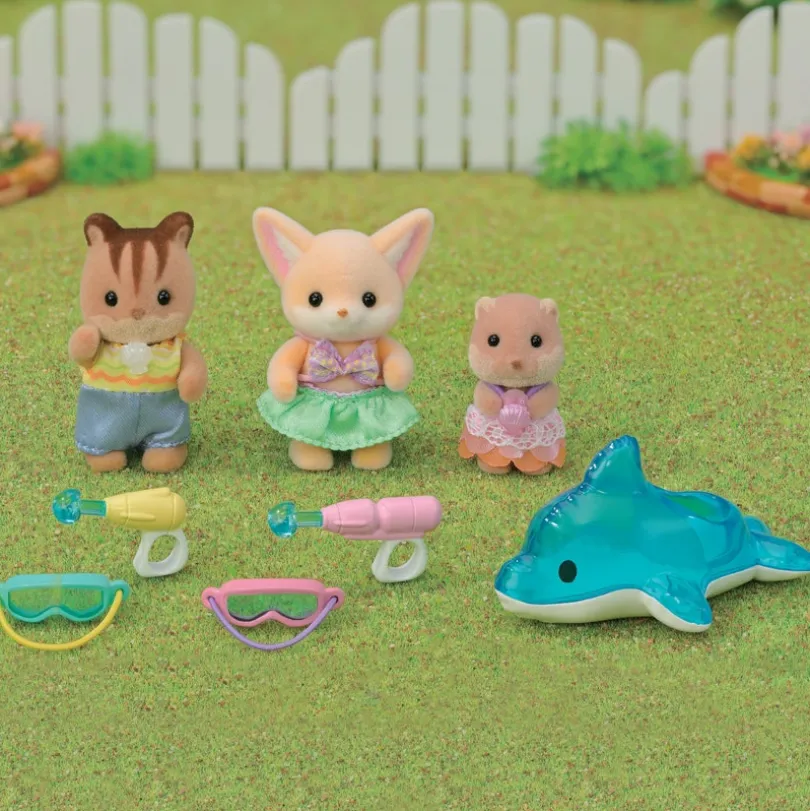 Sylvanian Families - Trillingene ved svømmebassenget