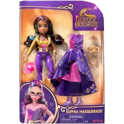 Unicorn Academy, Dlx Dukke Sophia Maskerade 24 cm