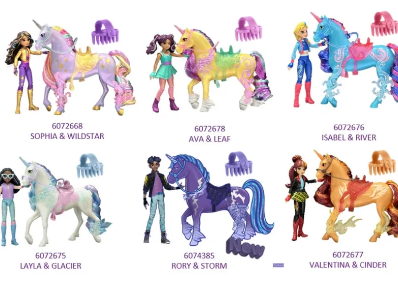 Unicorn Academy Doll & Unicorn V2 Asst.