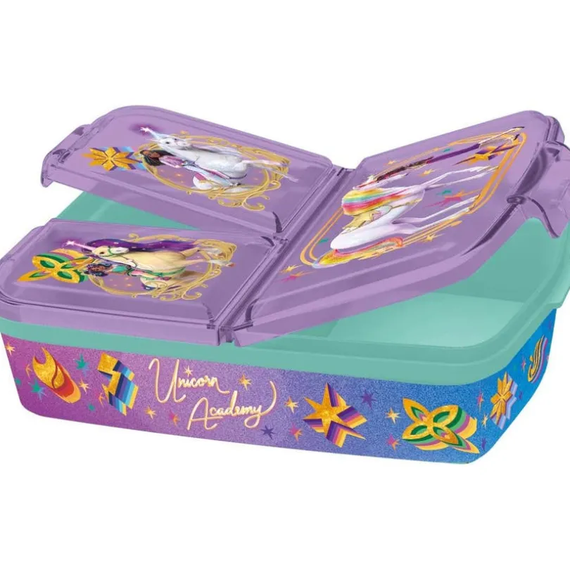 Unicorn Academy Multi-Compartment Smørbrødboks