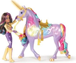 Unicorn Academy, Rainbow Light Up Wildstar 28 Cm