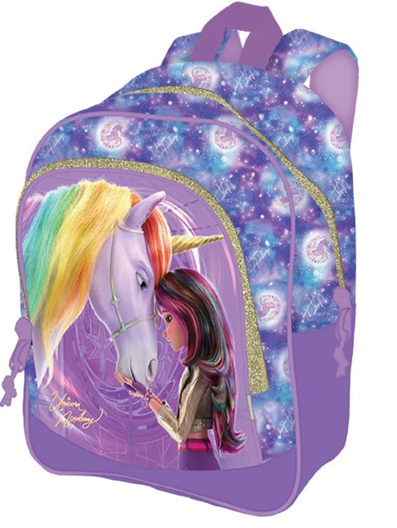 Unicorn Academy, Ryggsekk 35 X 26 X 18 cm