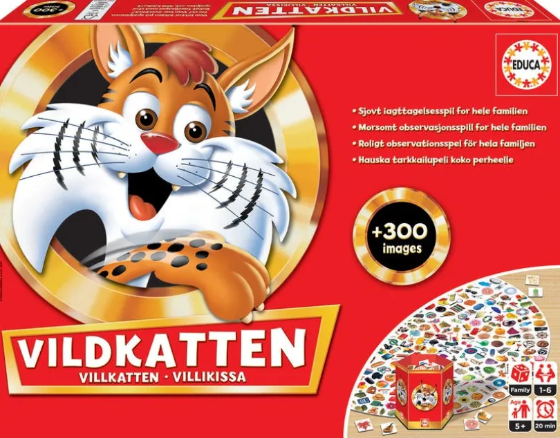 Vildkatten 300 – Observasjonsspill for 2–6 spillere – Educa