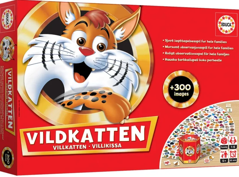 Vildkatten 300 – Observasjonsspill for 2–6 spillere – Educa