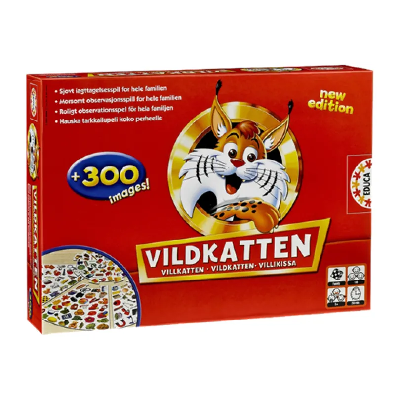 Vildkatten 300 – Observasjonsspill for 2–6 spillere – Educa