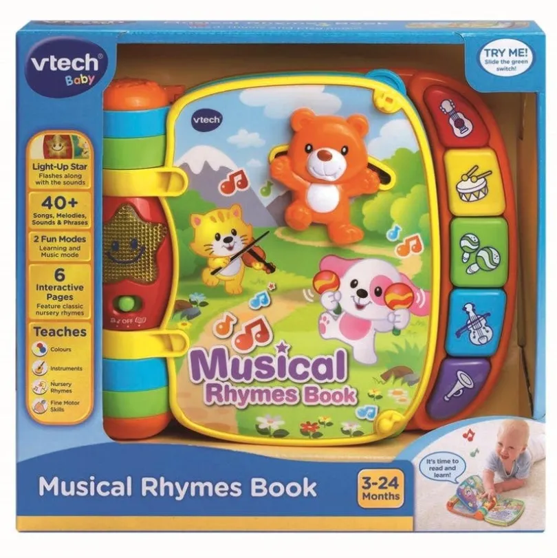 Vtech, Babybok med musikalske rim NO