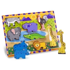 Wooden Chunky Puzzle Safari