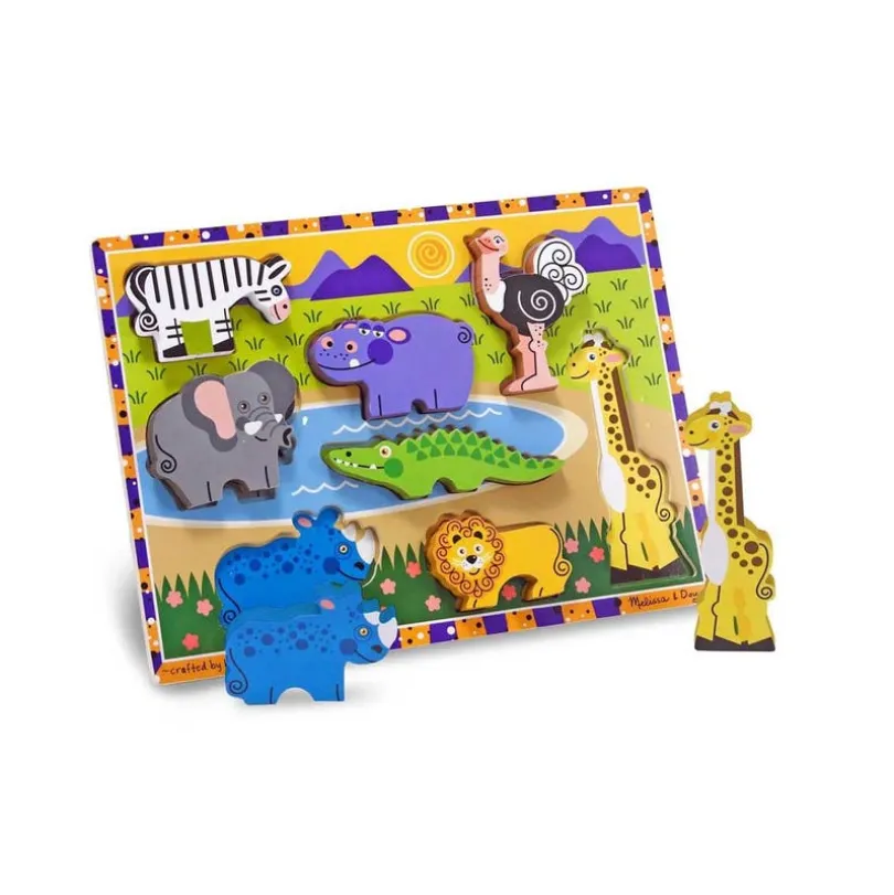 Wooden Chunky Puzzle Safari
