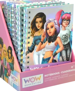 WOW Generation, A5 Innbundet Notatbok, 80 Ark